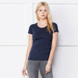 Plain Triblend crew neck t-shirt Bella+Canvas 130 GSM